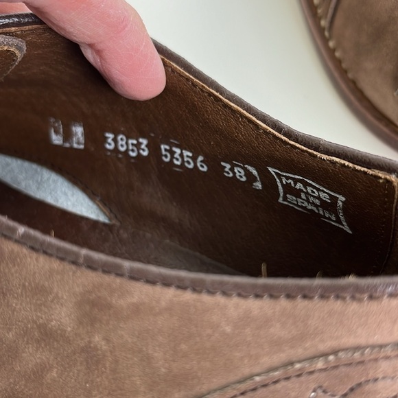 Sena Cowgirl Shoes Leather Pointy Made in Spain Brown EU 38 - Picture 14 of 17